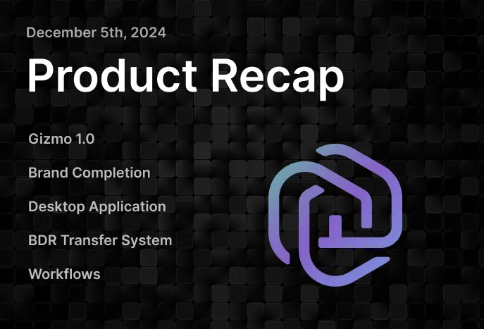 Product Recap #1