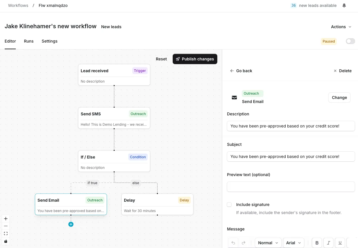 Workflows Engine